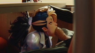 阿卡丽KDA皮肤诱惑口爆侍奉