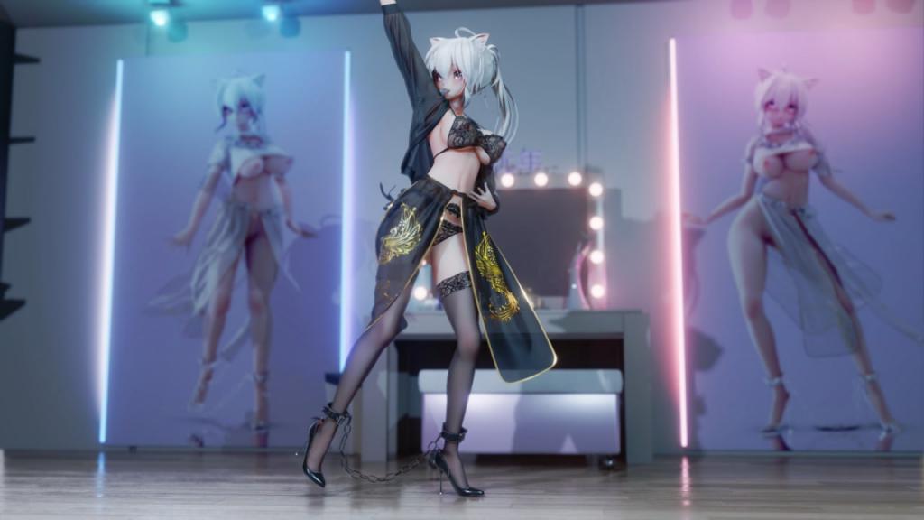 MMD78 汉服黑丝弱音极品骚货沦陷GFRIEND-MAGO爆操内射