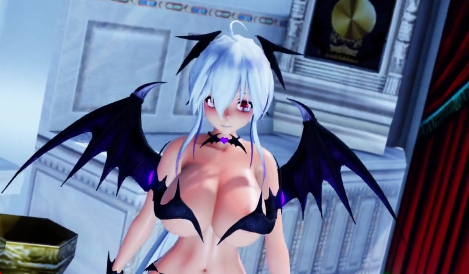 MMD极品美少女被狂干到骚穴湿透，高潮淫叫全身抽搐